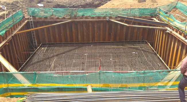 哈爾濱方正特大橋承臺基坑維護(hù)工程